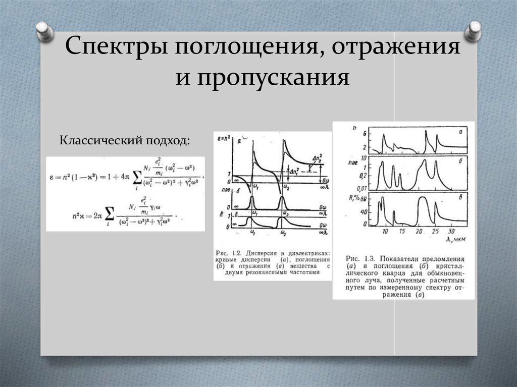 В спектре отражаются. Спектры пропускания и поглощения. Спектр поглощения и отражения. Спектры отражения. Спектр поглощения.