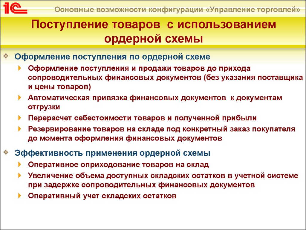 Товар поступил без документов