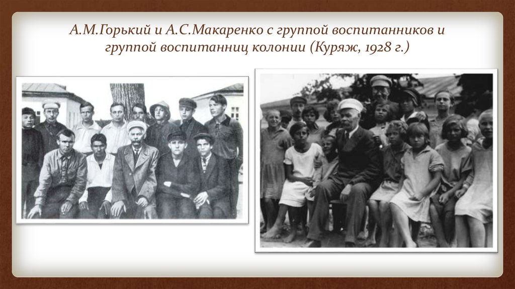 Макаренко антон семенович фото с воспитанниками
