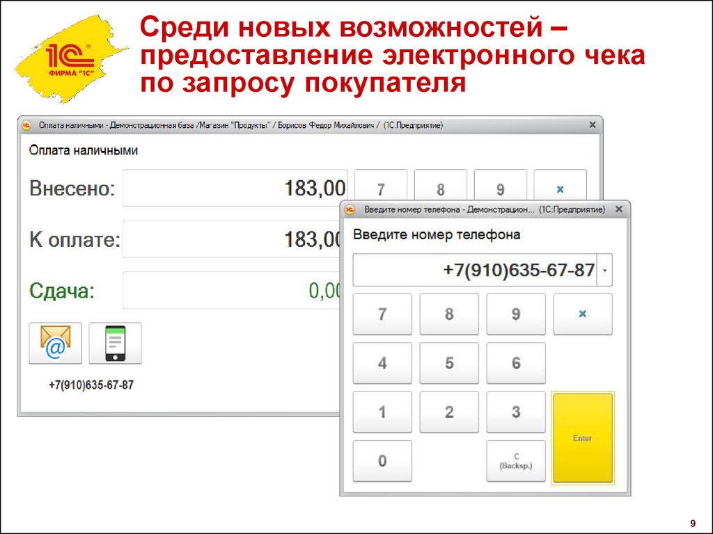 Возможность выдачи. Предоставление электронного чека. Направление выдачи в электронном чеке. Запросы и возможности клиента. Какую возможность предоставляют запросы?.