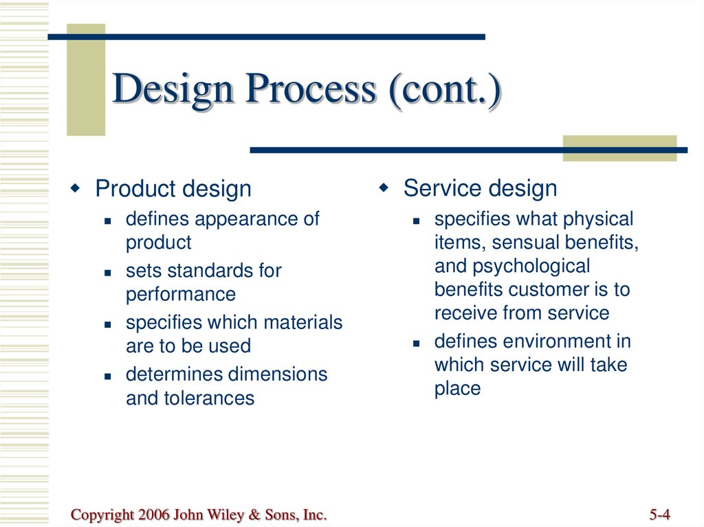 Design Process (cont.)