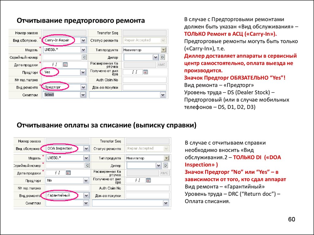 Инструкция по использованию программы GSFS для отчитывания ремонтов -  презентация онлайн