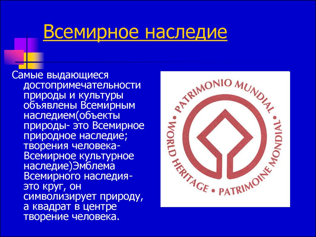 Всемирное наследие окружающий 4. Эмблема Всемирного наследия. Всемирное природное наследие. Проект всемирное наследие. Всемирное наследие в России.