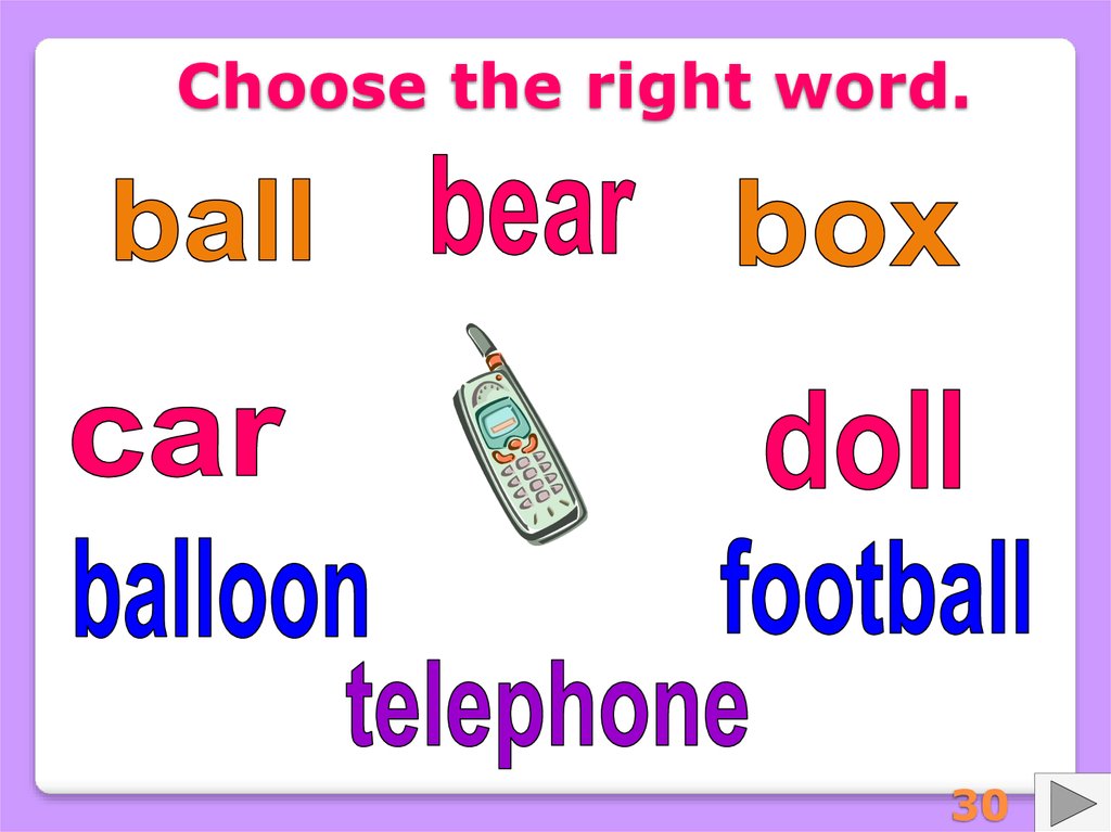 Choose the right word test. Choose the right Word. Right Words.