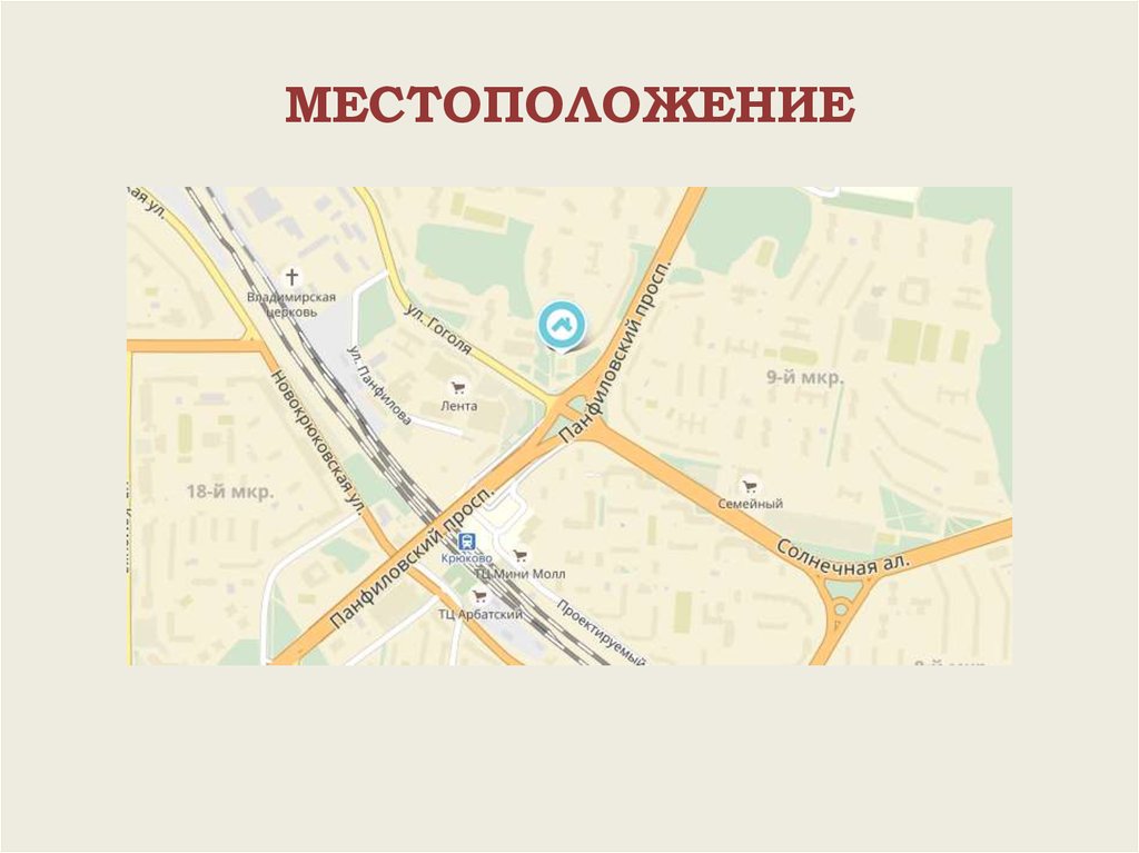 МЕСТОПОЛОЖЕНИЕ
