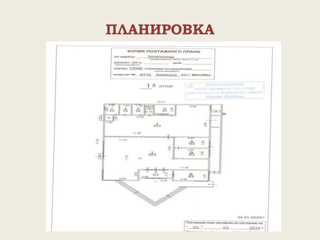 ПЛАНИРОВКА
