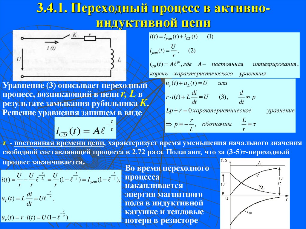 Найдите процессе. Переходные процессы в RLC цепях Тау. Апериодический переходный процесс в RLC цепи. Переходной процесс RLC цепи. Переходные процессы RC И RL решения.