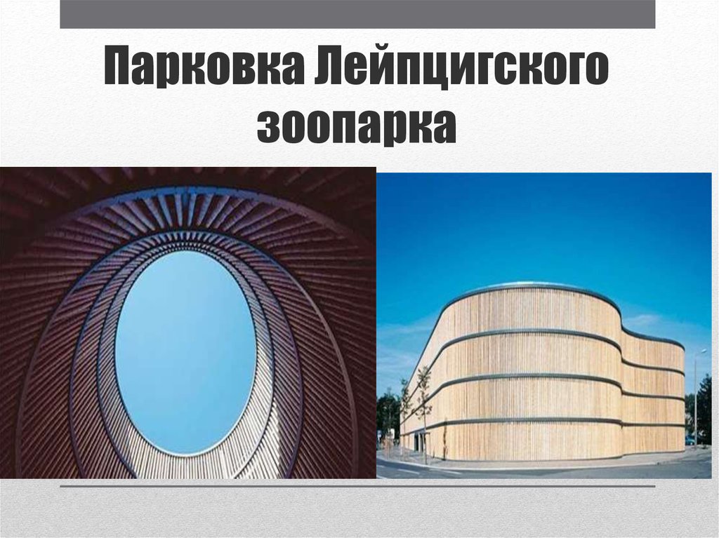 Парковка Лейпцигского зоопарка