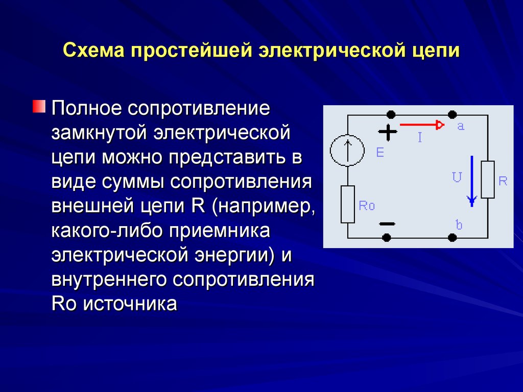 Схема електричного поезд