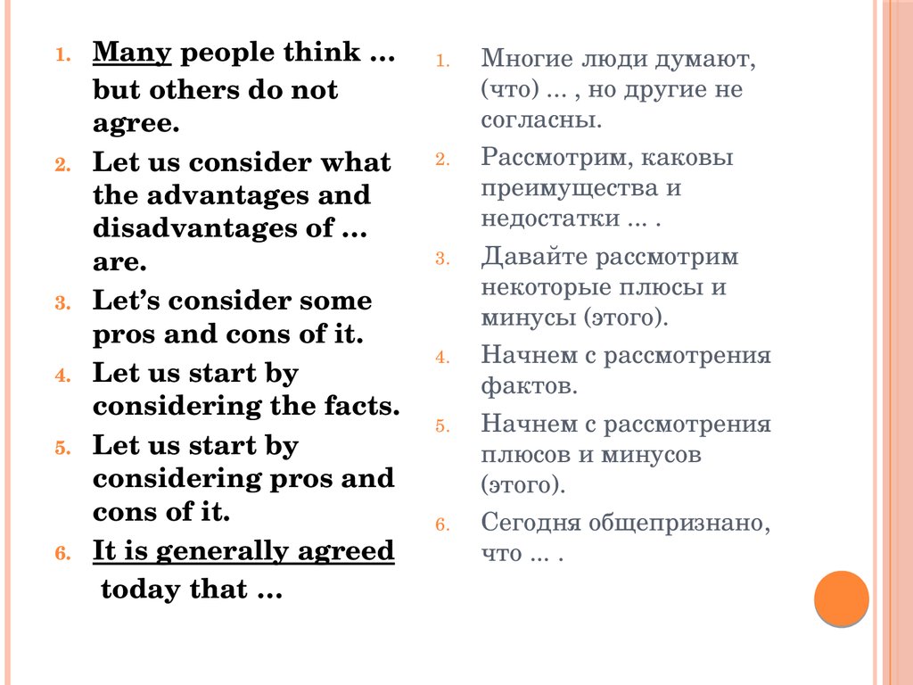 Как писать эссе за и против по английскому языку образец