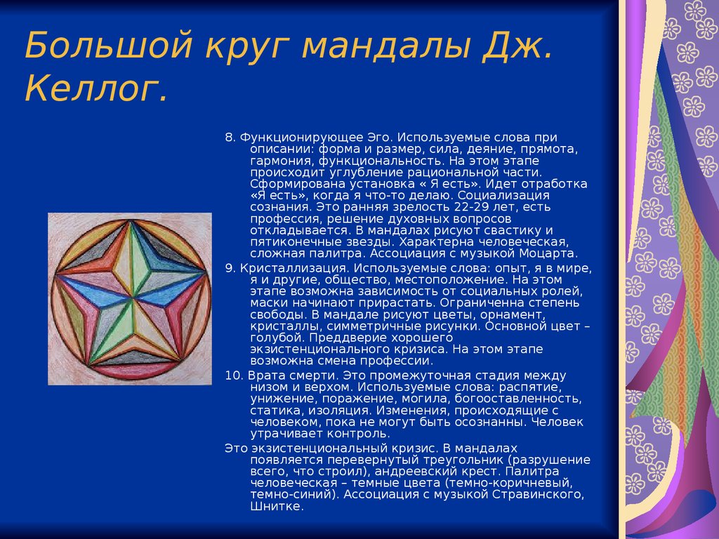 Высшие круги. Большой круг мандал Джоан Келлог. Джоанна Келлог Мандала. Большой круг мандалы Дж Келлог. Архетипическим стадиям большого круга мандалы Дж. Келлог:.