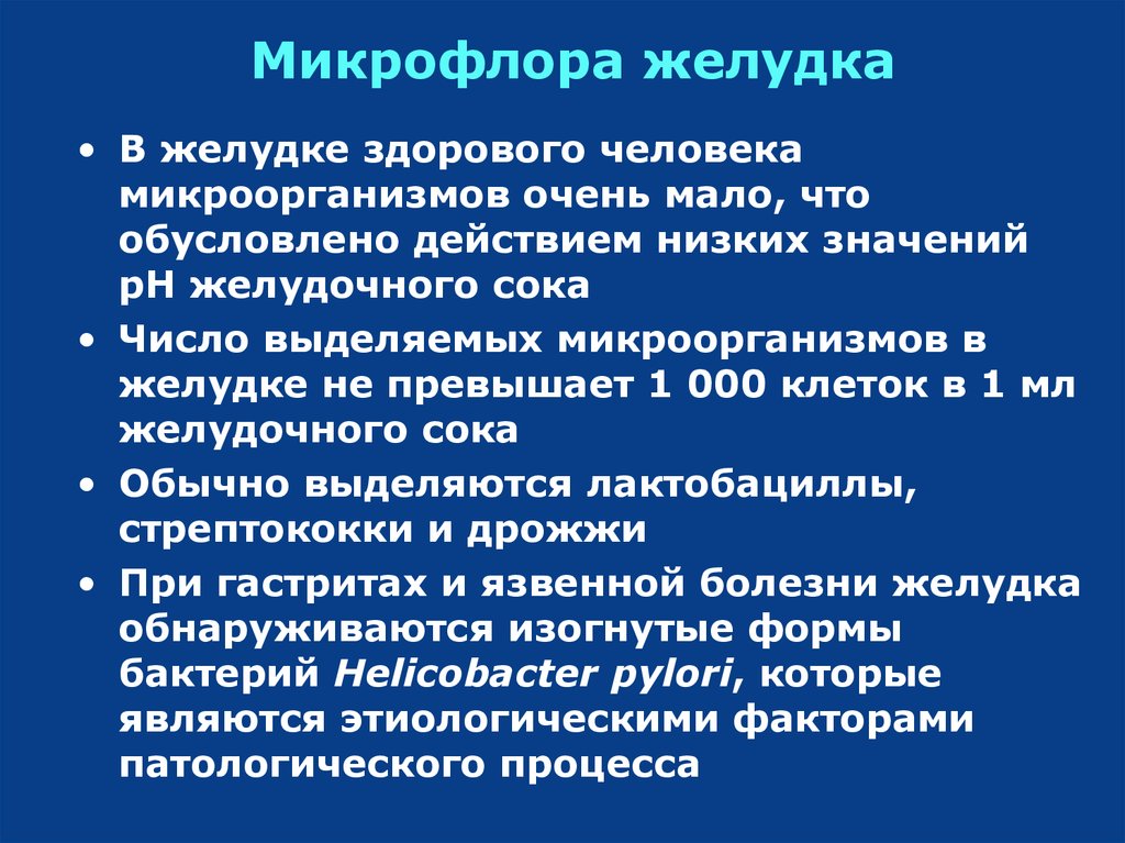 Микрофлора человека тест