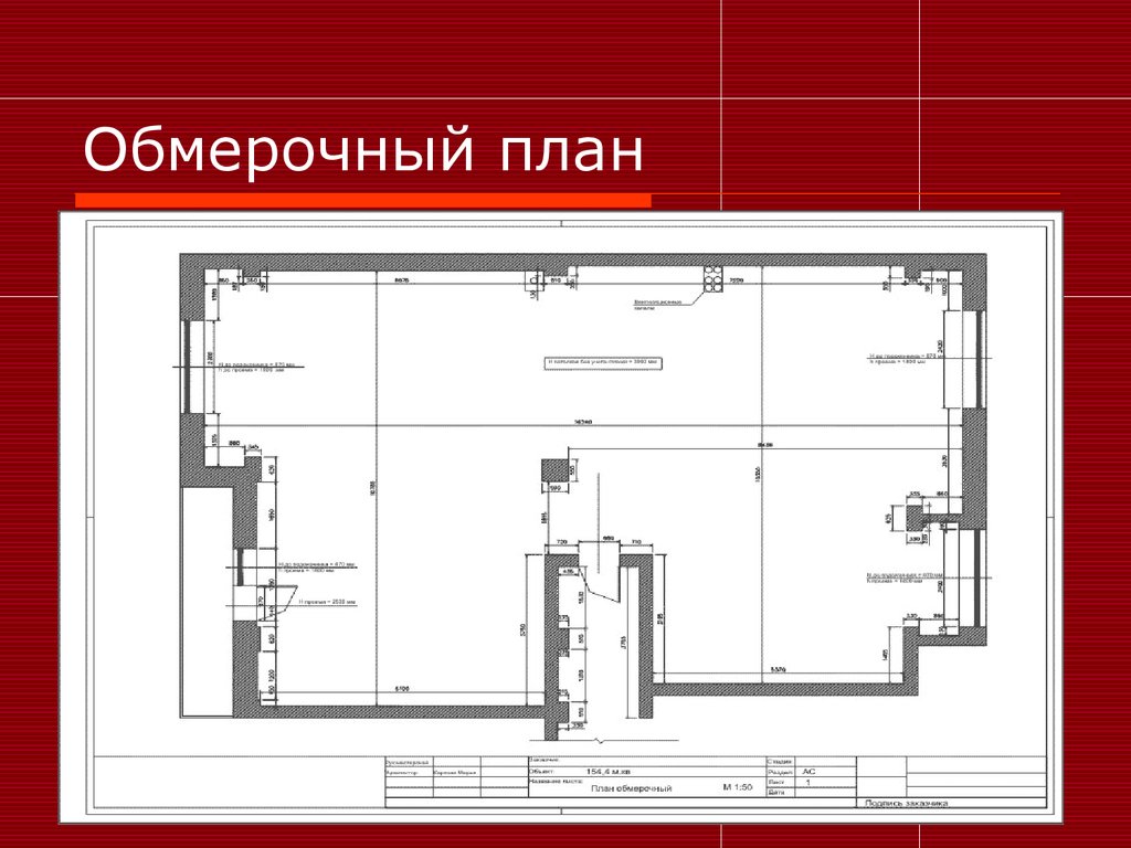 План здания библиотеки с размерами