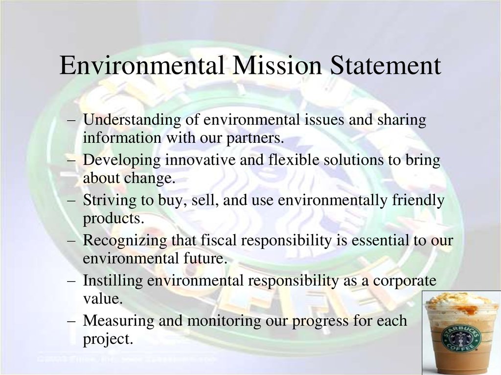 Environmental Mission Statement