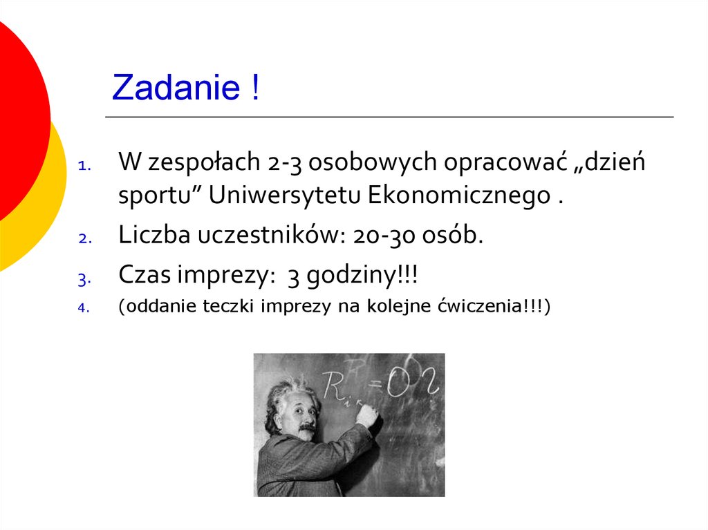 Zadanie !