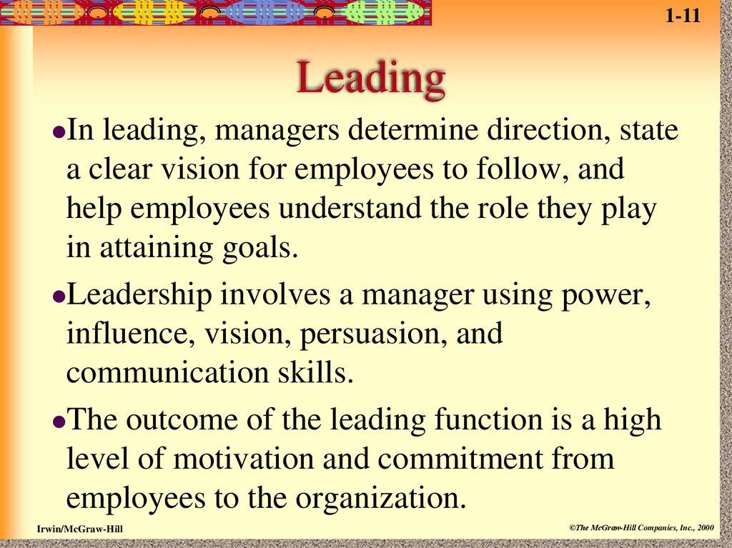 Leading