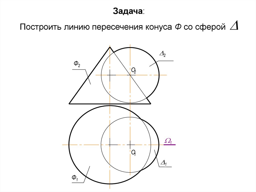 Линия пересечения конуса