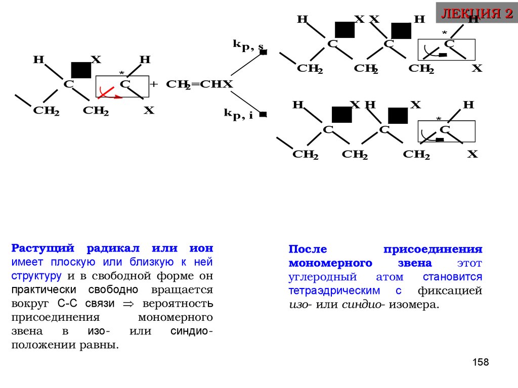 Разложение высокомолекулярных соединений. Изо и синдио изомерия. Изо синдио и атактические полимеры. Полимеризация высокомолекулярных.