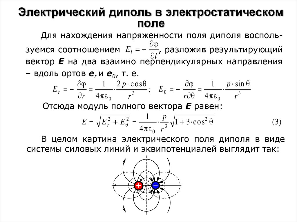 Постоянное электрическое поле. Формулы для магнитного поля магнитного диполя. Поле магнитного диполя формула. Электрический момент диполя формула. Электрический диполь. Электрический момент диполя..