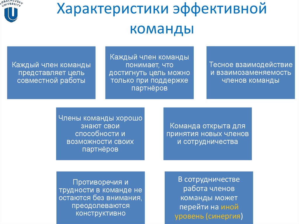 Модель формирования эффективной команды проекта