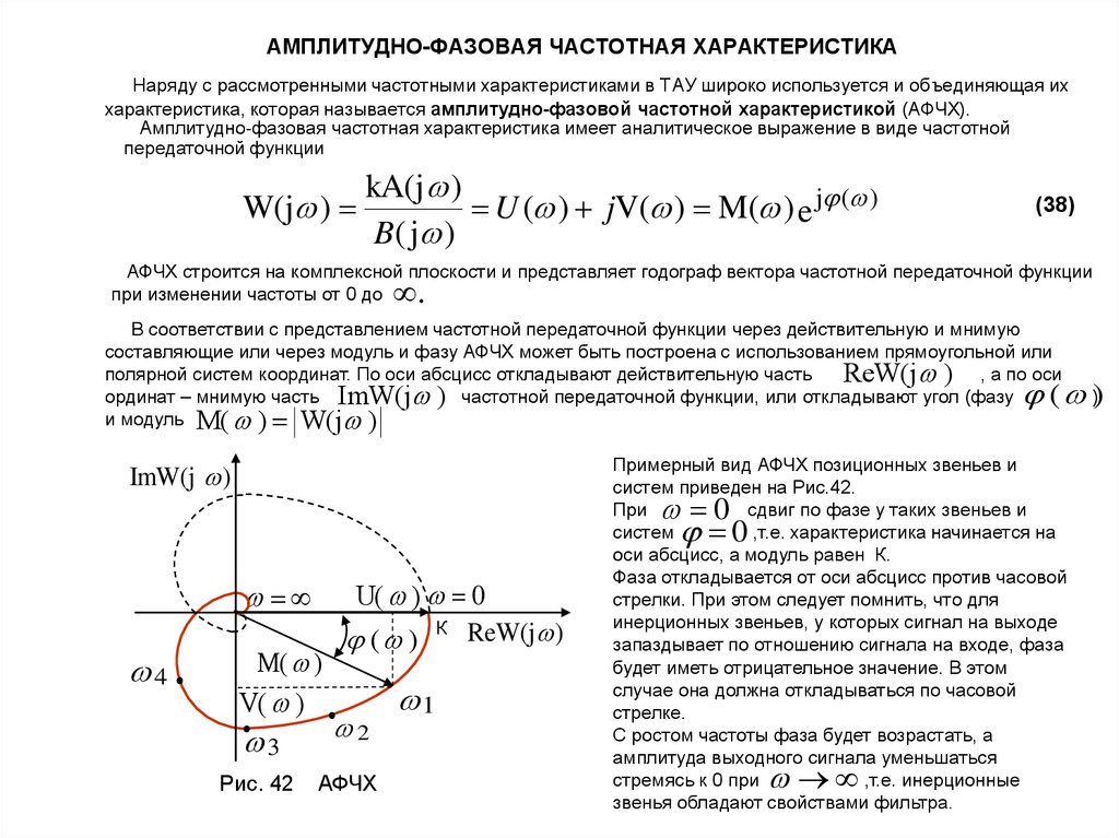 Виды амплитуд. Амплитудно-фазовая частотная характеристика (АФЧХ). Как найти фазу частотной характеристики. АФЧХ Тау. АФЧХ для интегрирующего звена с передаточной функцией.