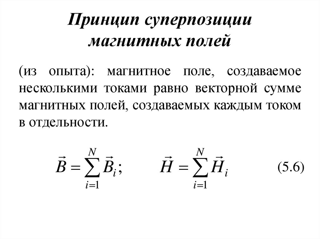 Принцип суперпозиции сил физика