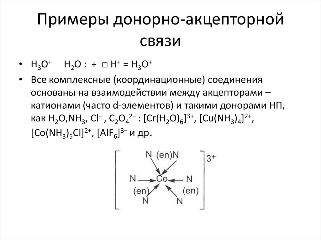 Донорно акцепторная связь