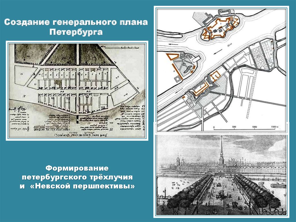Создание генерального плана Петербурга