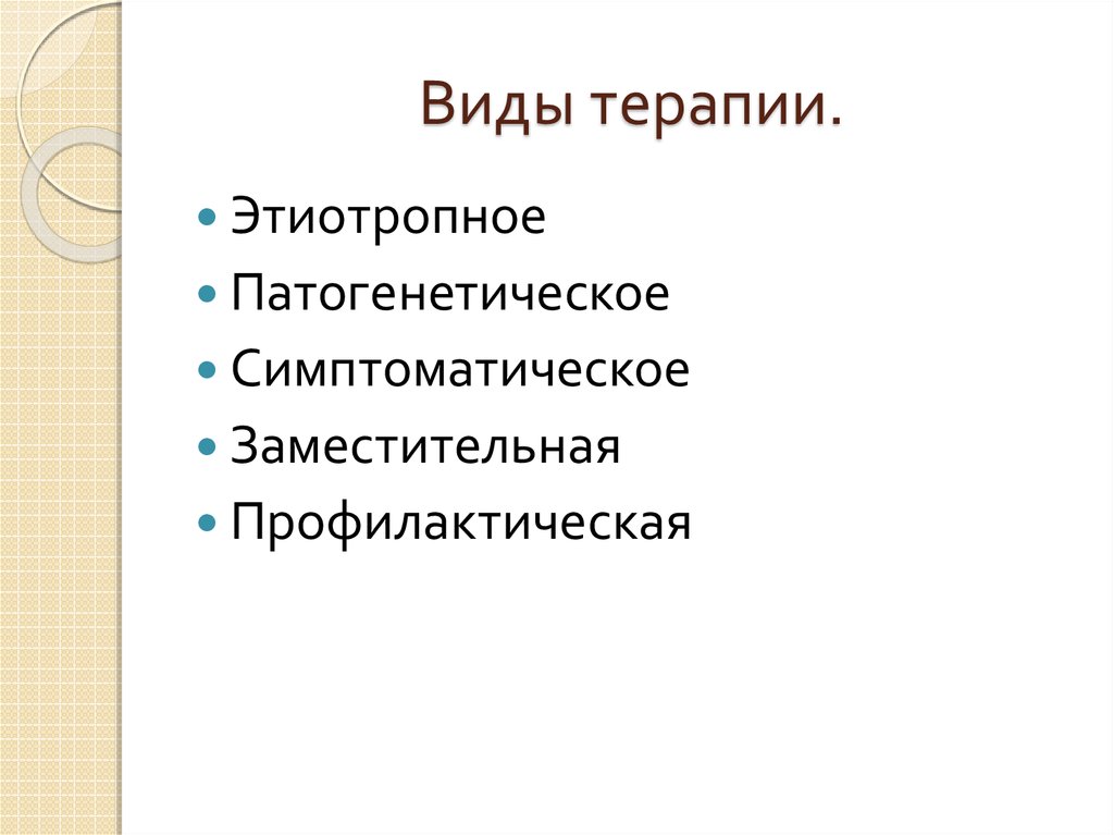 Вид терапии 15 букв. Виды терапии. Типы терапии в медицине. Терапия виды терапии. Какие виды терапии бывают.