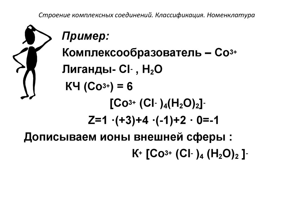 Строение комплексных соединений