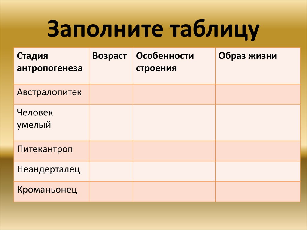 Эволюция человека презентация 9 класс