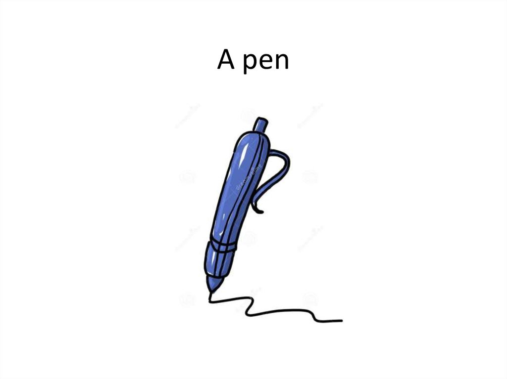 Pen по английски