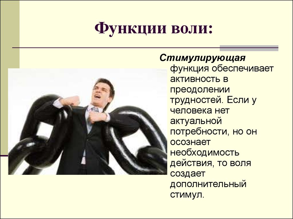 Человек функция пример. Функции воли в психологии. Воля понятие воли функции воли. Регулирующая функция воли. Стимулирующая функция воли.