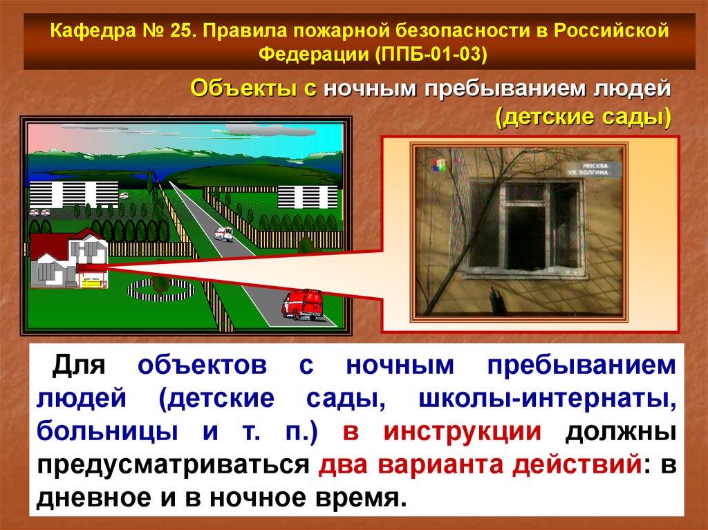 Система пожарной безопасности объекта