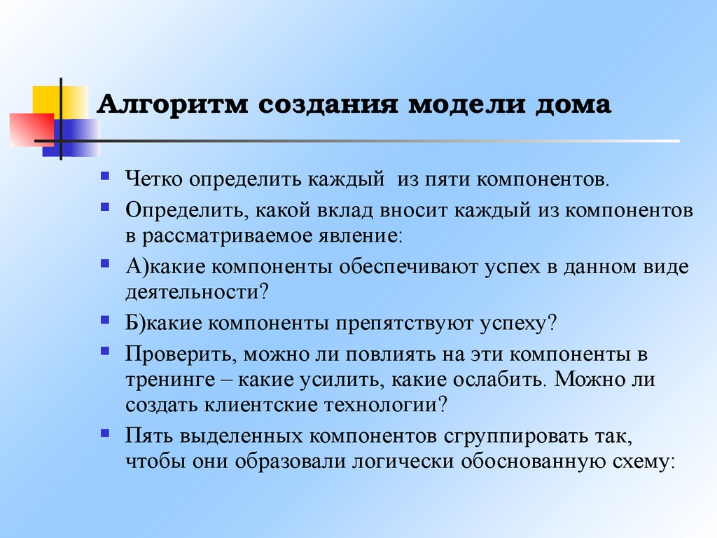 Алгоритм формирования