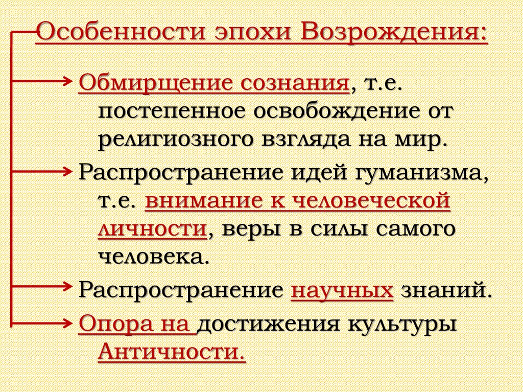 Обмирщение Это Знакомство С Достижениями Мировой Культуры