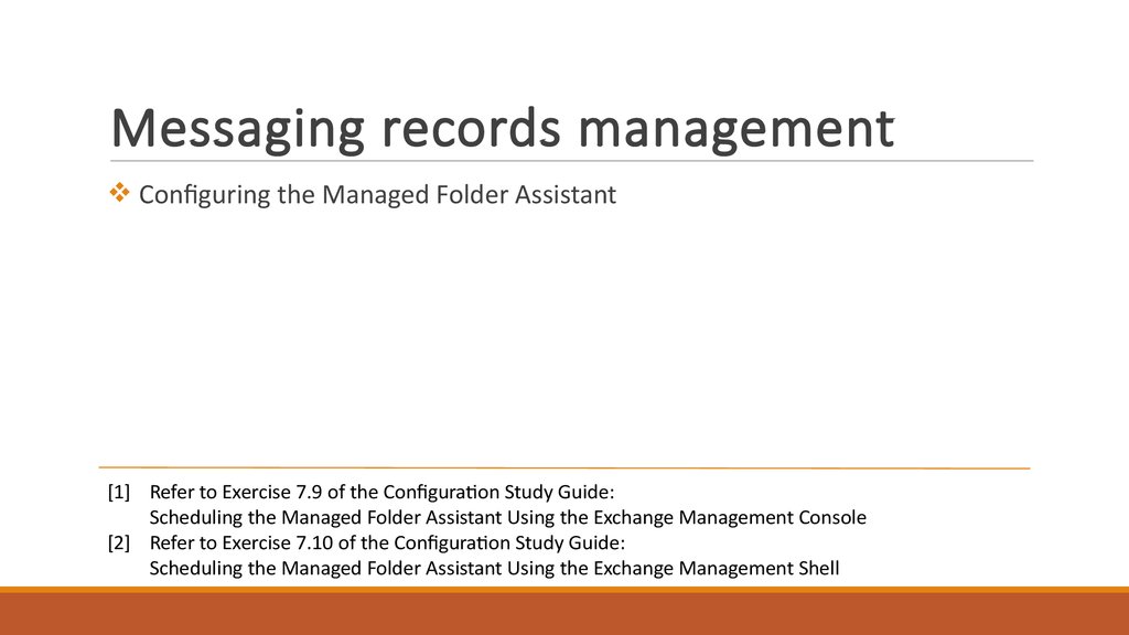 Messaging records management