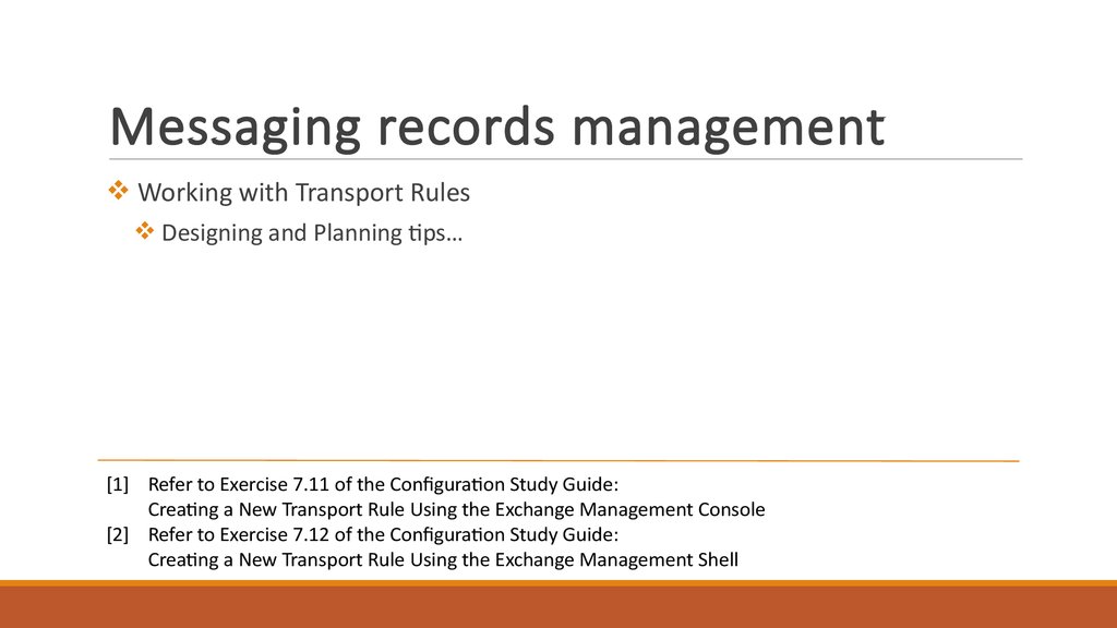 Messaging records management