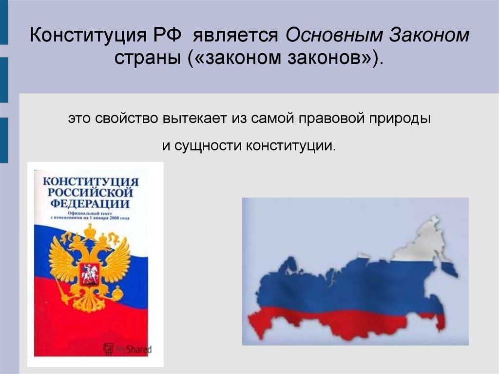 Общая характеристика конституционного права рф презентация