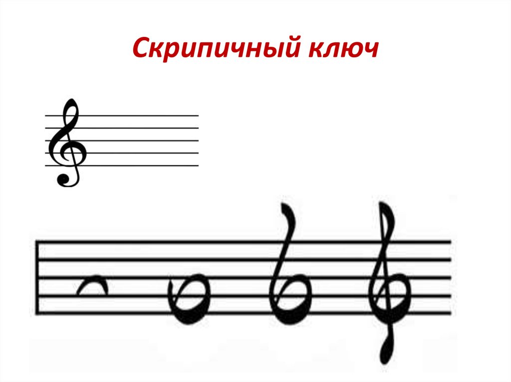 Басовый и скрипичный ключ расположение нот фото