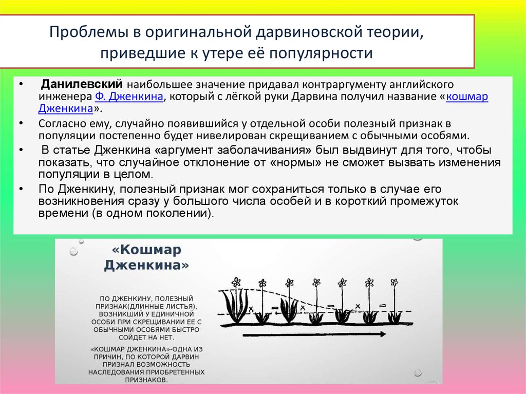 Согласно синтетической теории. Эволюция синтетическая теория кошмар Дженкина. Кошмар Дженкина был опровергнут. Флеминг Дженкин кошмар. Теория Дарвина Аргументы.