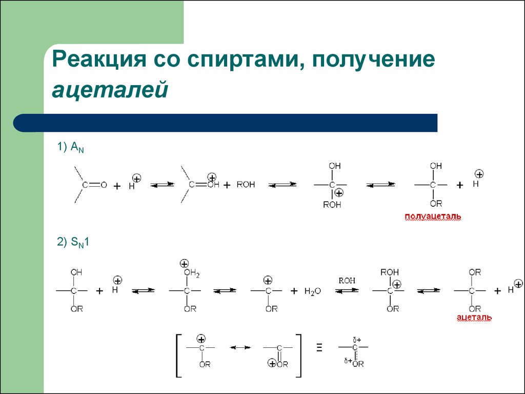 Реакция получение n. Нуклеофильное присоединение спиртов. Механизм образования ацеталей. Реакция получения ацеталя. Ацеталь получение.