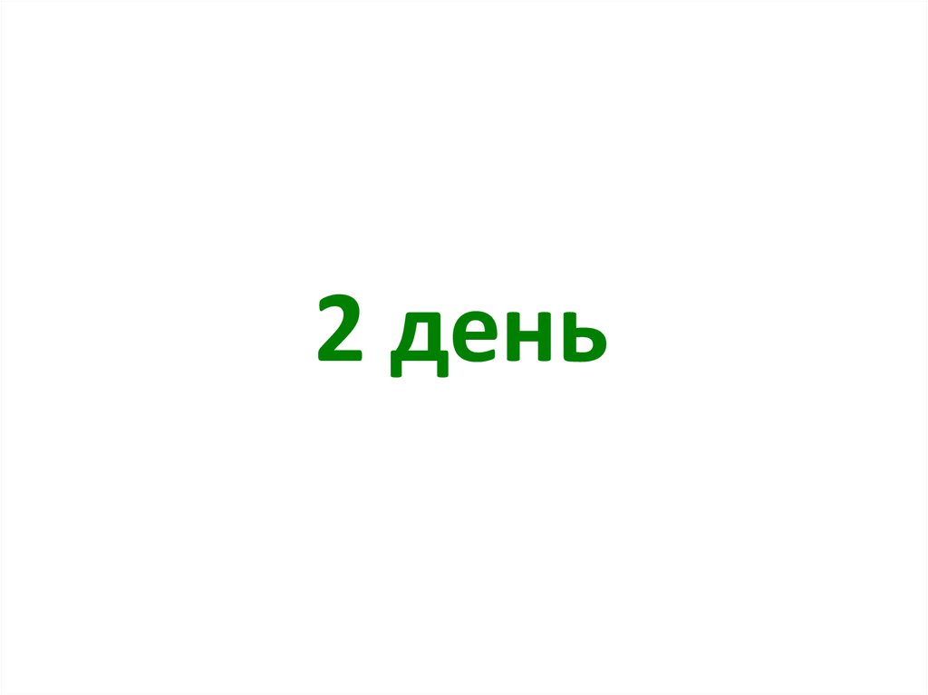 2 день