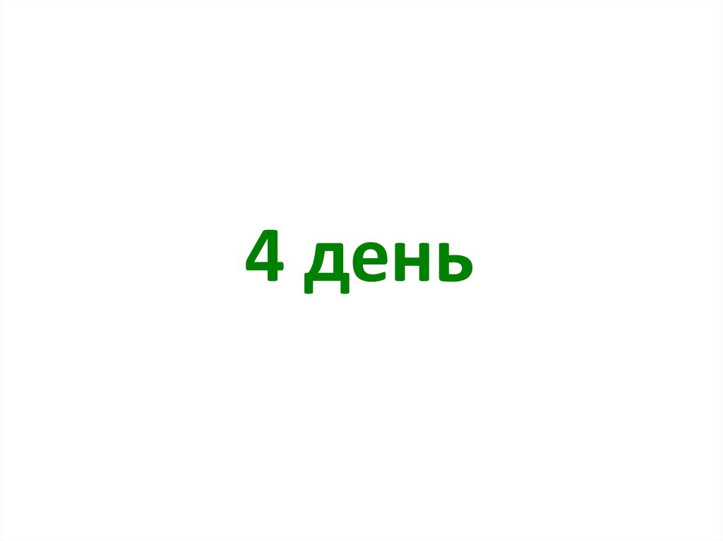 4 день