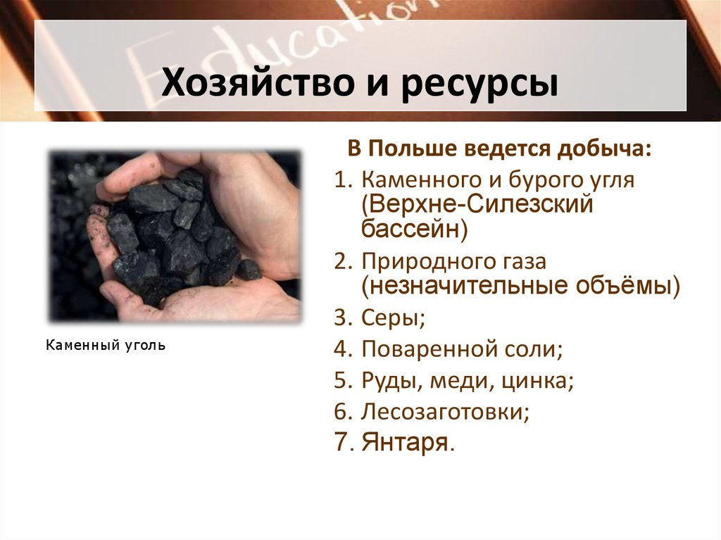 Ресурсы каменного угля. Каменный и бурый уголь. Каменный уголь применяется для получения