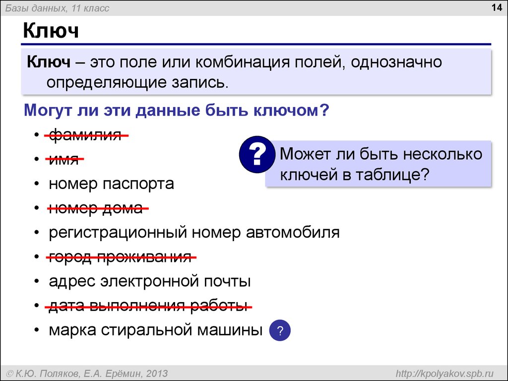 Базы Данных (§12 - §23) - презентация онлайн