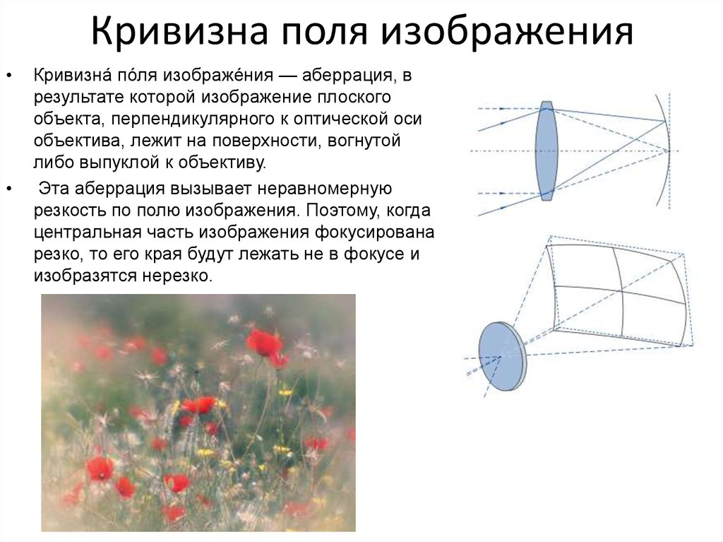 Кривизна поверхности изображения