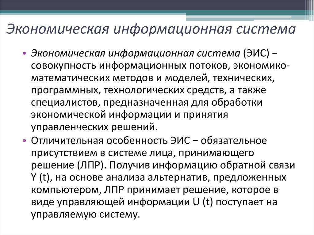 Что понимают под проектом экономической информационной системы