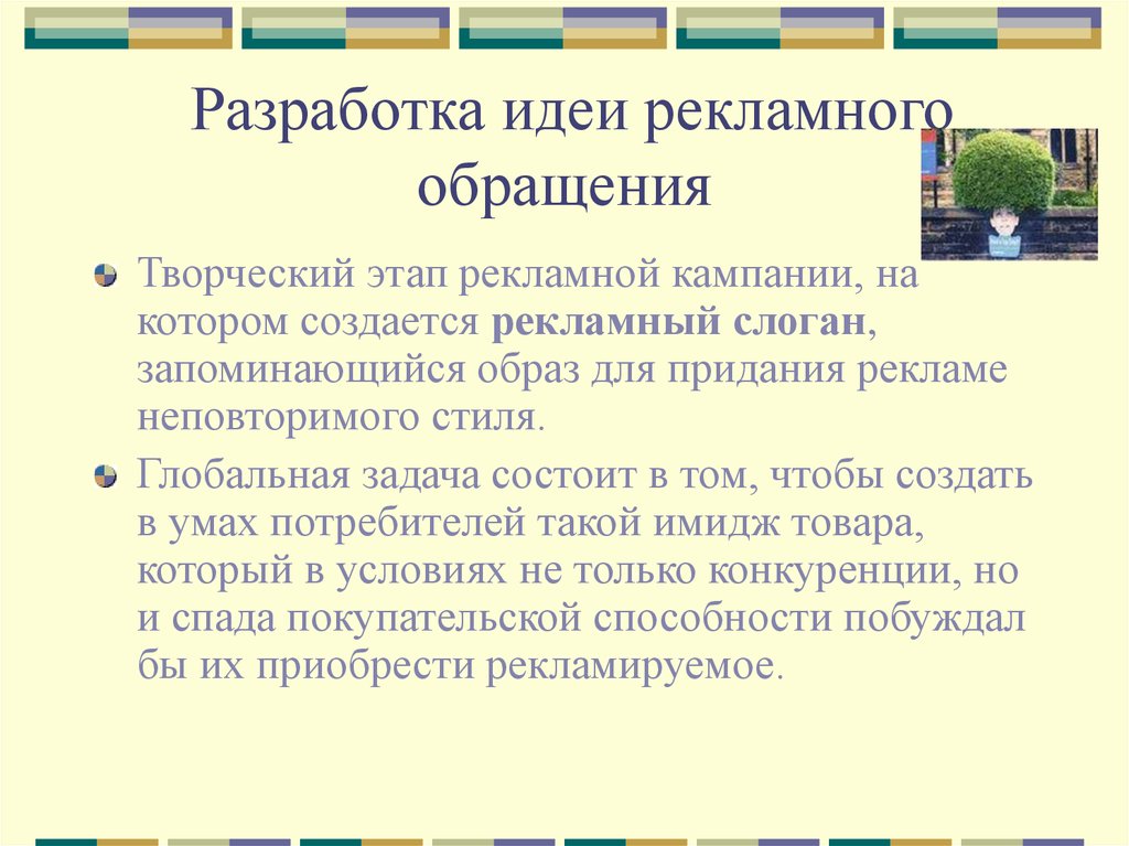 Разработка рекламного обращения презентация