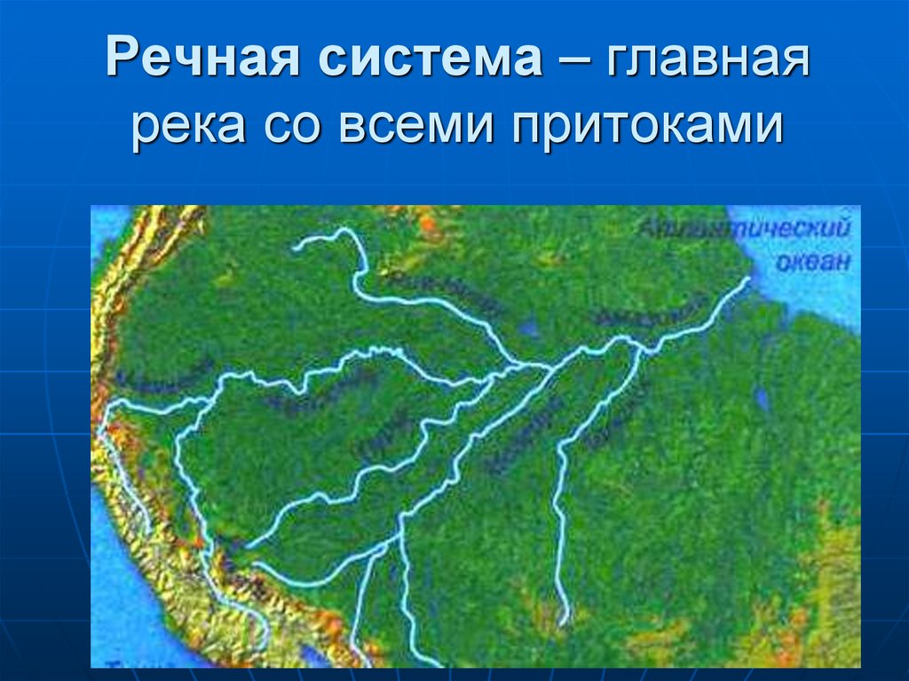 Оценка величины речной системы. Речная система. Система Речной системы. Речная система реки. Главная река с притоками.